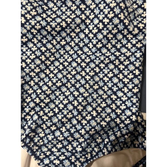 Lands End Womens Floral One-Piece Swimsuit Size 12 Mastectomy Beach Vacation - Picture 5 of 11